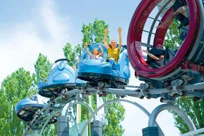 Ravensburger Spieleland Feriendorf - Achterbahn im Freizeitpark