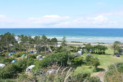 Sælvigbugtens Camping  - Campingplatz aus der Vogelperspektive