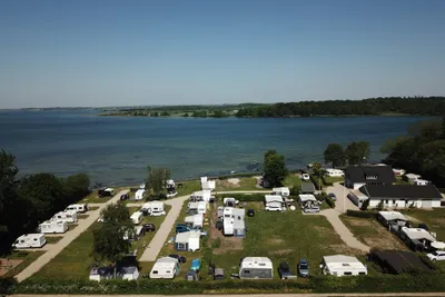 Sønderborg Strand Camping  Camping Madeskov  - Campingplatz aus der Vogelperspektive