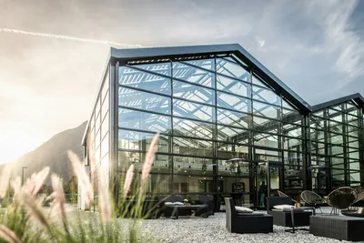 Såndgøld Alpine Glamping - Restaurant auf dem Campingplatz