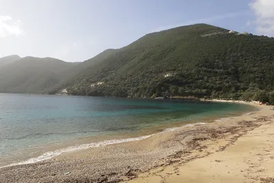 Camping Santa Mavra - Badestrand beim Campingplatz 
