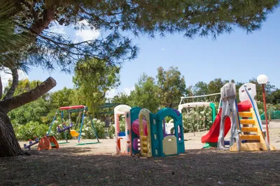 Camping Scialmarino  -  Spielplatz vom Campingplatz im Grünen