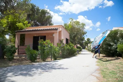 Camping Scialmarino  -  Mobilheim vom Campingplatz mit Veranda
