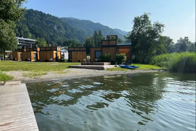 Seecamping Hoffmann  - Mobilheime am Naturbadeteich auf dem Campingplatz