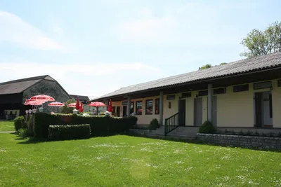 Strandcamping Obertrum - Das Sanitärgebäude von aussen