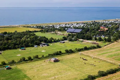 Strandcamping Wallnau  - Campingplatz aus der Vogelperspektive