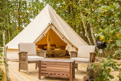 Surfviken - Glamping-Zelt auf dem Campingplatz