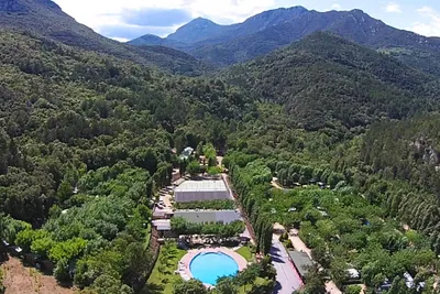 TAIGA Bassegoda Park  Camping Bassegoda Park  - Luftaufnahme des Campingplatzes