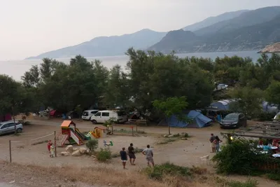Camping U Sole Marinu  -  Spielplatz vom Campingplatz am Wohnwagen- und Zeltstellplatz vom Campingplatz