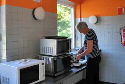 Vejle City Camping  - Gemeinschaftsküche auf dem Campingplatz