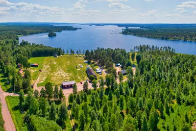 Venjans Camping - Campingplatz aus der Vogelperspektive