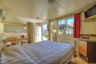 Camping Village Flaminio  -  Schlafbereich im Mobilheim