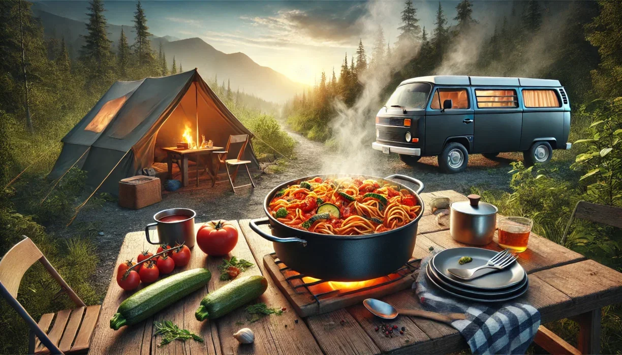 Camping-Abendessen deluxe: So einfach geht Pasta im Topf