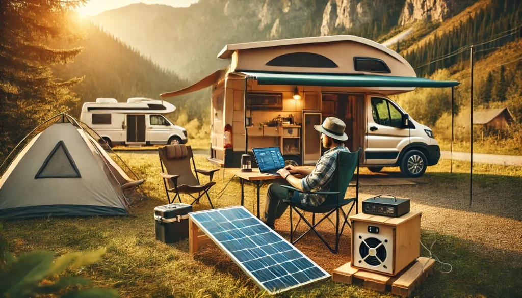 Digitale Nomaden & Camping: Arbeiten von unterwegs – Wie du ortsunabhängig leben kannst
