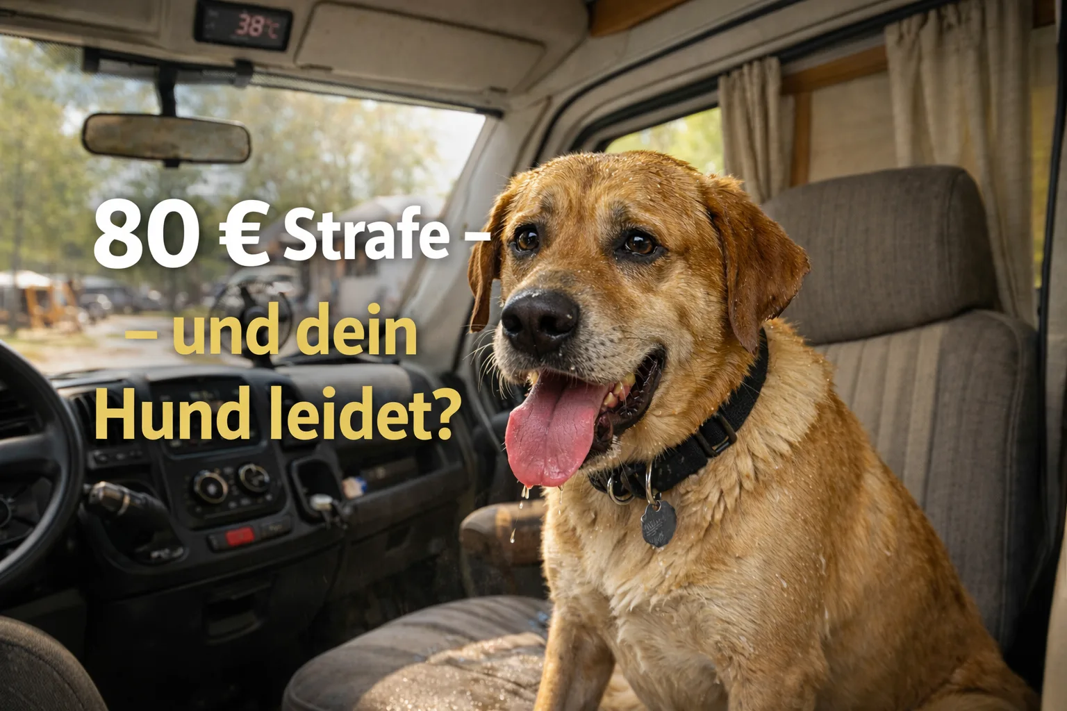 Motor laufen lassen im Stand: 80 € Strafe für Camper & Hundebesitzer