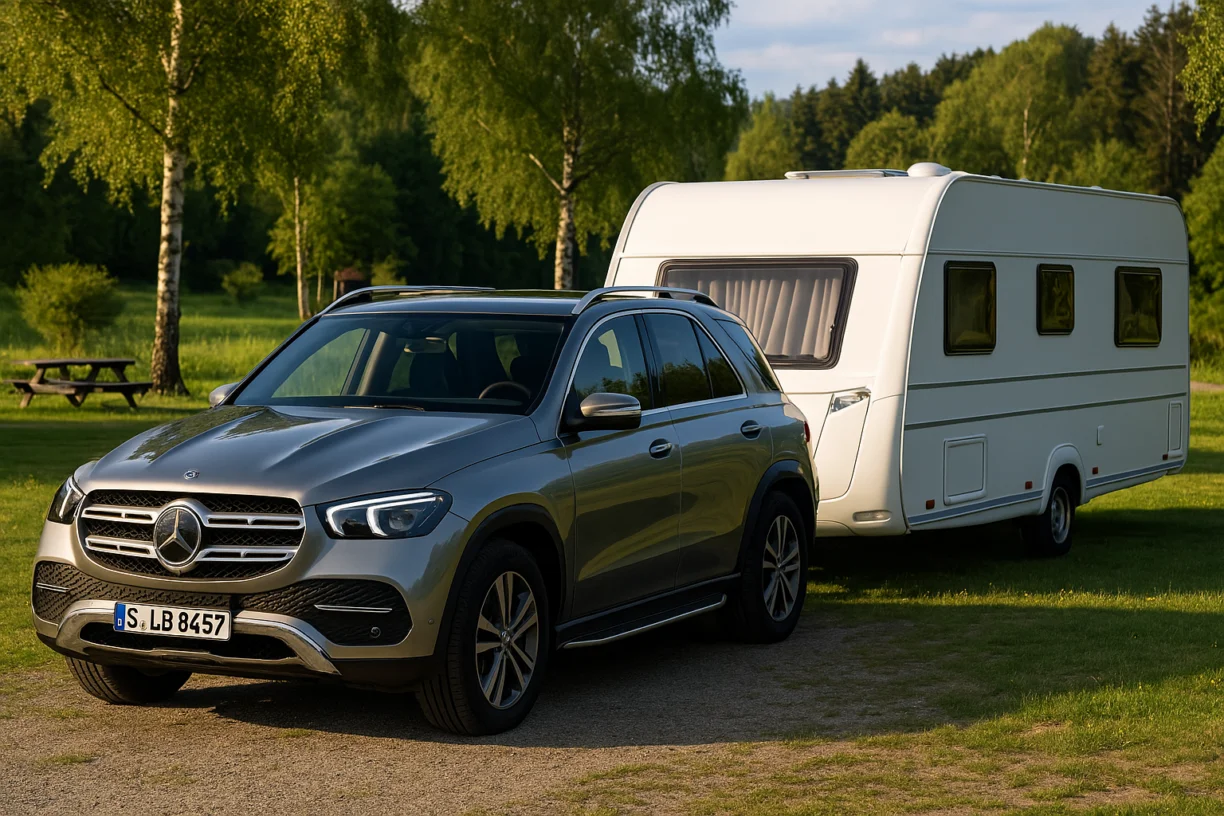 Mercedes-Benz GLE 400d als Zugfahrzeug