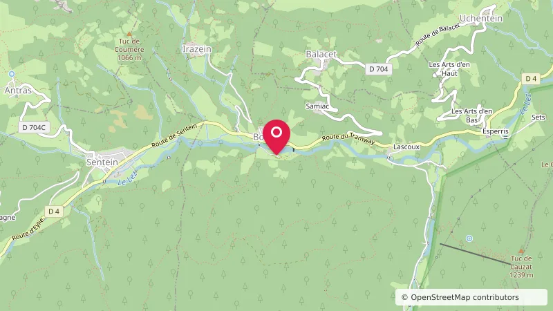 A aire de camping cars commune de Bonac Irazein