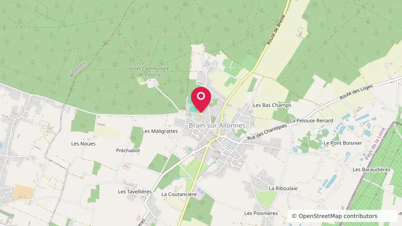 Aire Camping-car Brain-sur-Allonnes