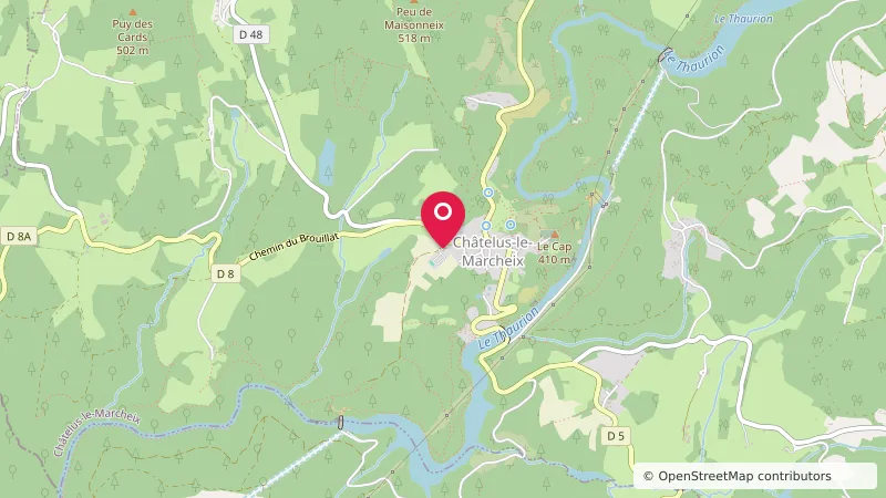 Aire camping-car Châtelus-le-Marcheix