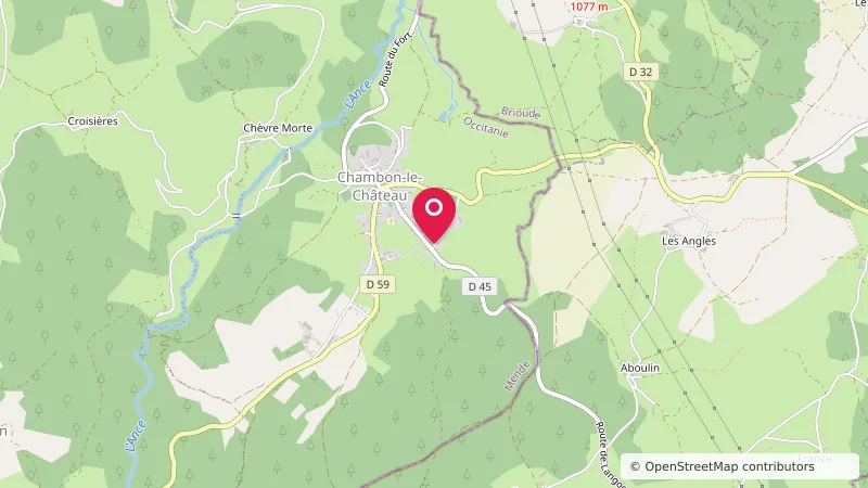 Aire Camping-car Chambon-le-Château