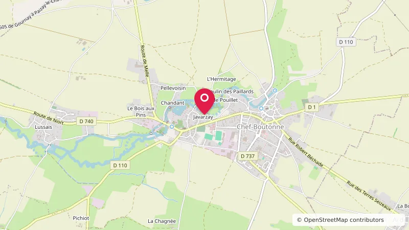 Aire camping car - Chef-Boutonne