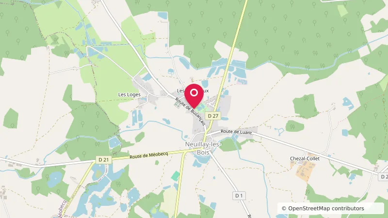 Aire Camping car de Neuillay-les-Bois