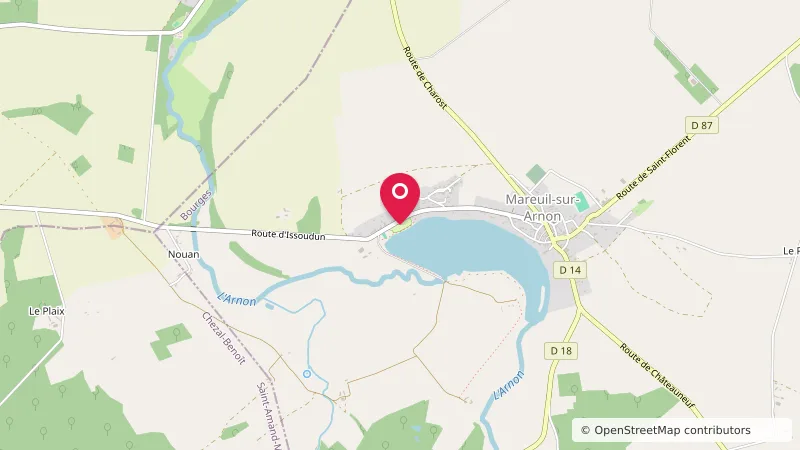 Aire Camping-car Mareuil-sur-Arnon, la Grande Forge