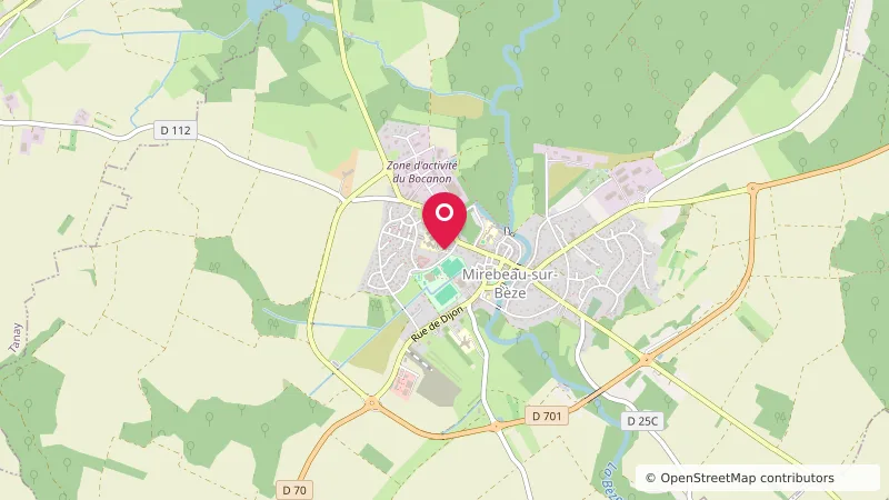 Aire camping-car Mirebeau sur Bèze