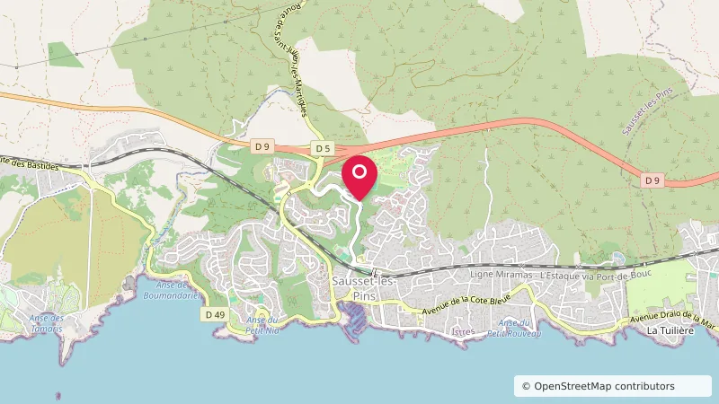Aire CAMPING-CAR PARK de Sausset-Les-Pins, Côte Bleue