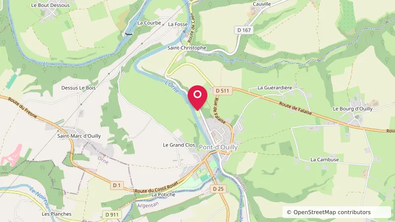 Aire Camping Car Pont d'Ouilly