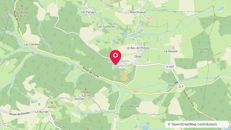 Aire camping-car Pressy-sous-Dondin