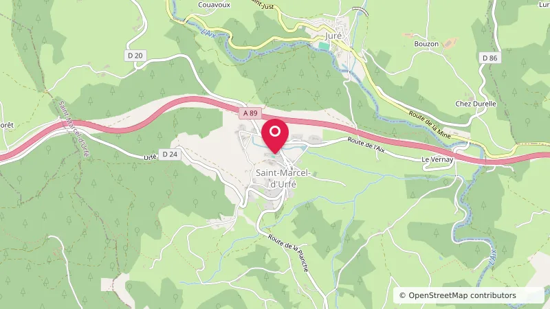 Aire camping-car Saint-Marcel-d'Urfé