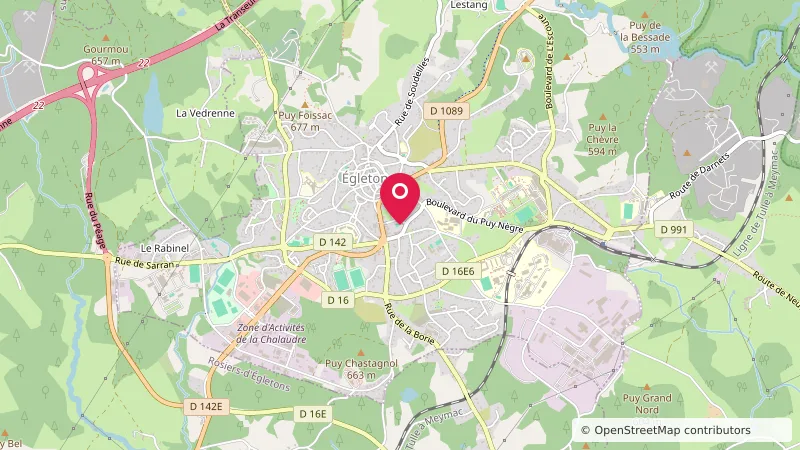 Aire camping-cars d'Egletons