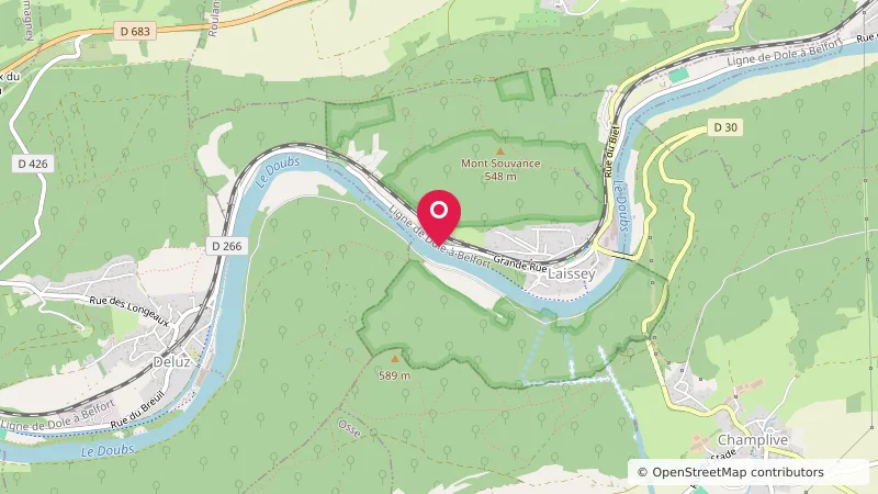 Aire camping-cars à Laissey - Vallée du Doubs