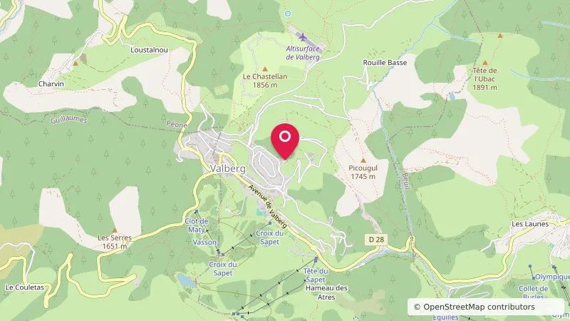 Aire camping-cars le Lagopède Valberg