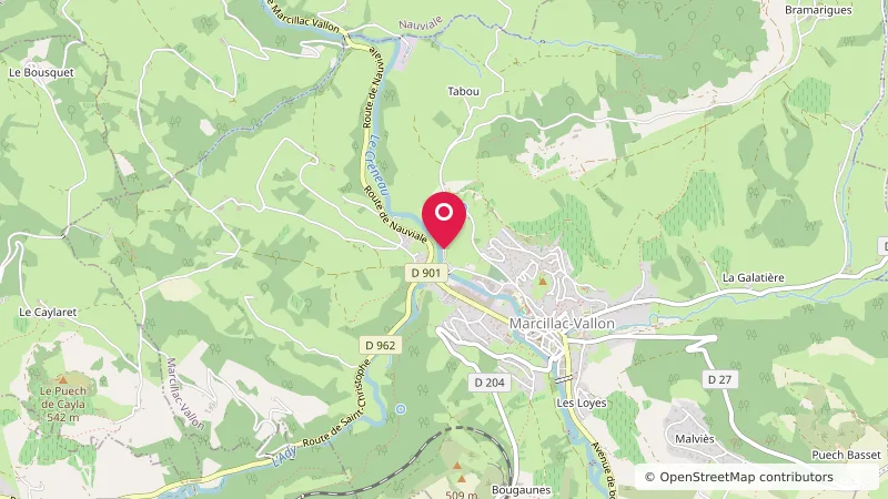 Aire camping-cars Marcillac-Vallon