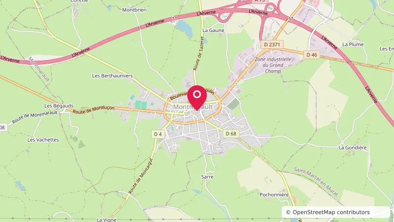Aire camping-cars Montmarault