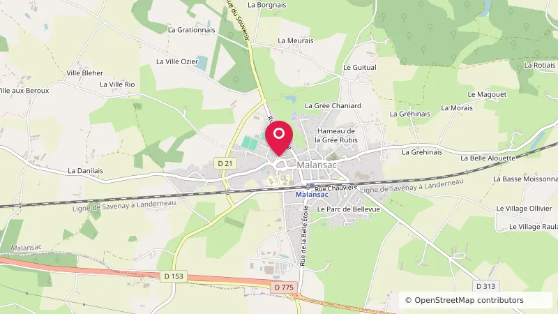 Aire communale camping-car Malansac