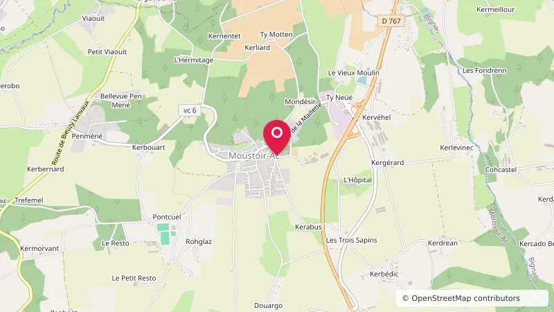Aire communale de camping-car Moustoir-Ac