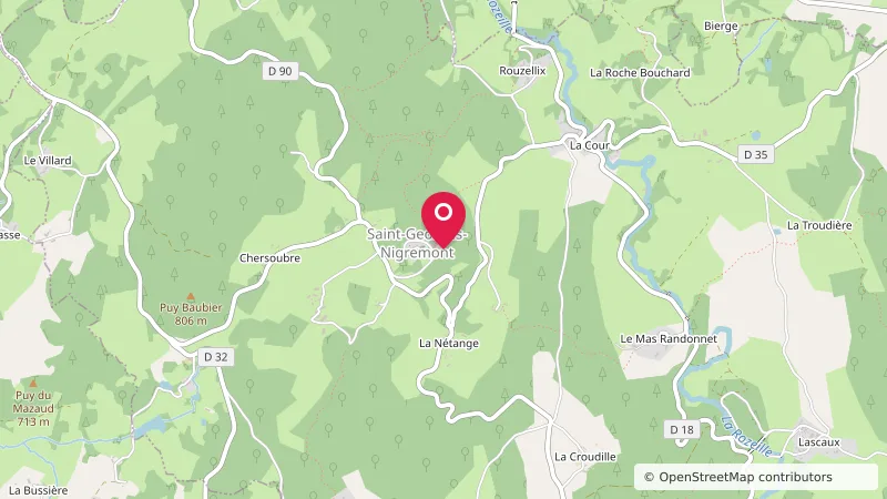 Aire d'accueil camping-cars Saint-Georges-Nigremont