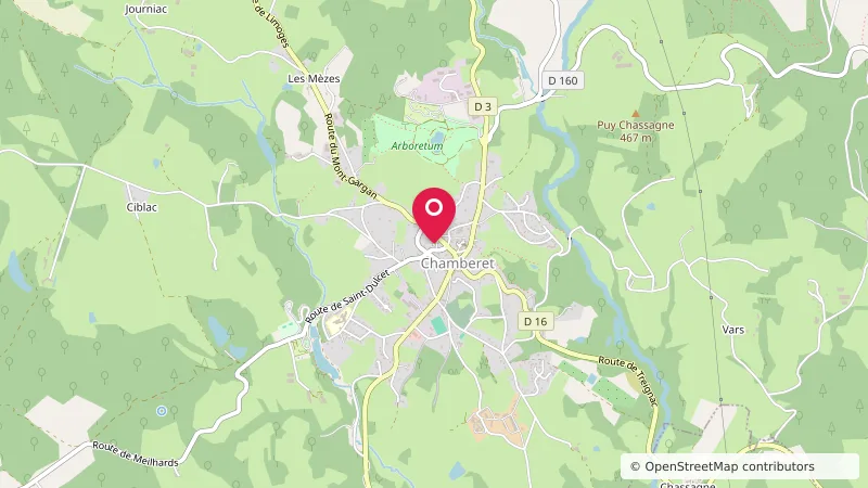 Aire d'accueil de camping-cars de Chamberet