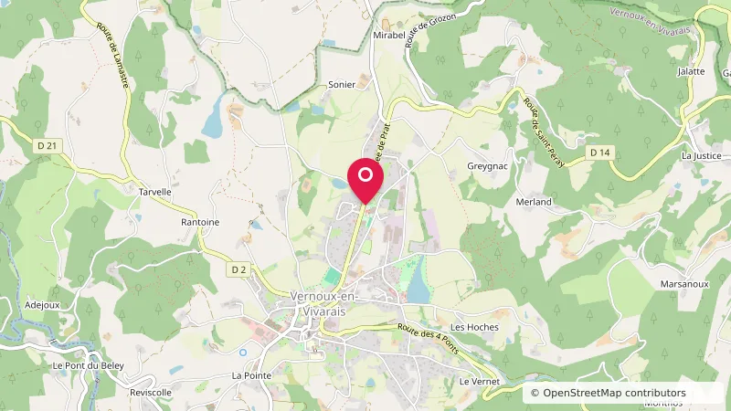 Aire d'accueil et de services pour camping-cars Vernoux-en-Vivarais