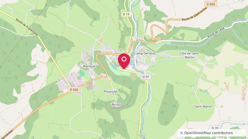 Aire de camping-car a Caylus