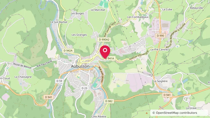 Aire de camping-car Aubusson