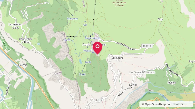 Aire de camping-car Auris en Oisans
