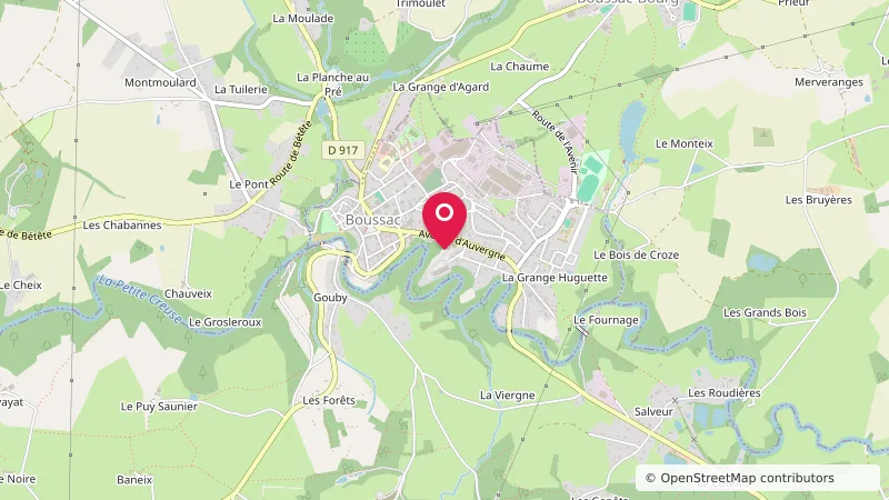 Aire de camping car Boussac