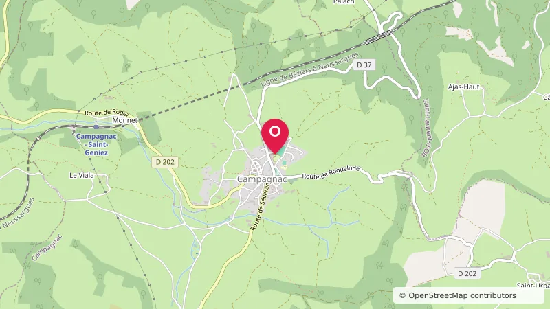 Aire de camping-car à Campagnac