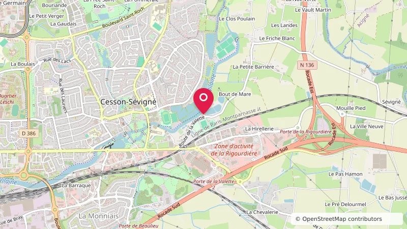 Aire de camping-car Cesson-Sévigné