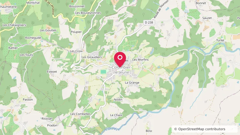 Aire de camping-car Colombier-le-Jeune