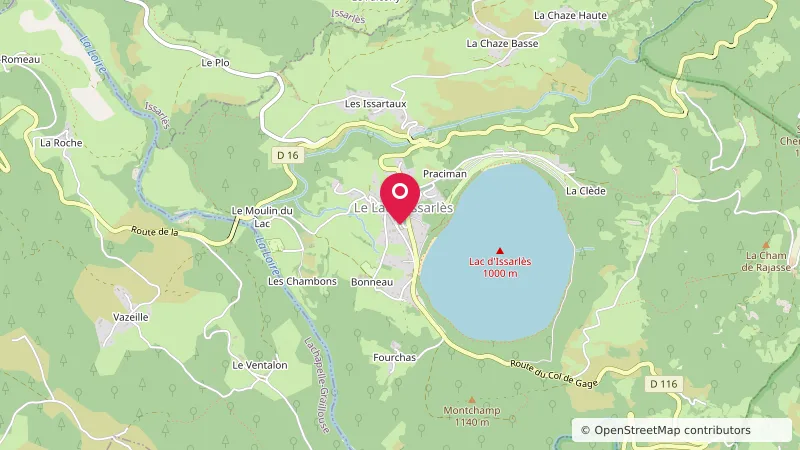 Aire de camping-car communale Le Lac-d'Issarlès